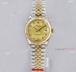 EW Factory Rolex Datejust 31mm Gold Dial With Diamond Markers Jubilee Watch Superclone 